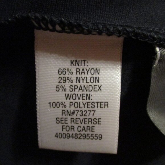 Simply Vera Vera Wang NEW Woman Small Black Travel Vacation Sleeveless Dress - Picture 11 of 11